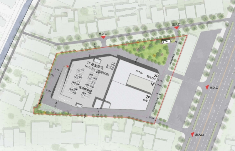 张家港香山农副产品批发市场改建项目最新规划方案出炉