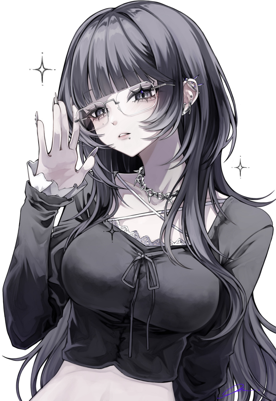 这种画风感觉也挺好看的. 画师:402. #二次元