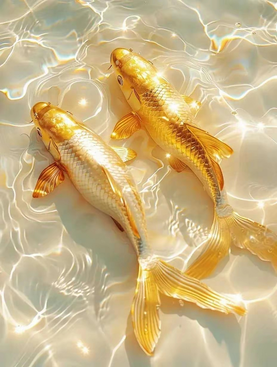 美图分享～金色锦鲤,招财纳福,财源滚滚来 #一起和你看世界