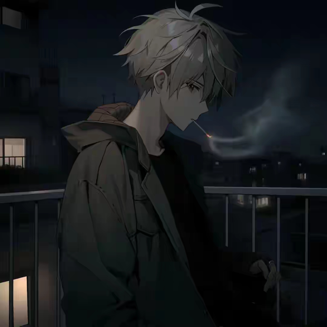 伤感图片吐烟动漫图片抽烟男生伤感头像动漫抽烟伤感图片抽烟伤感男