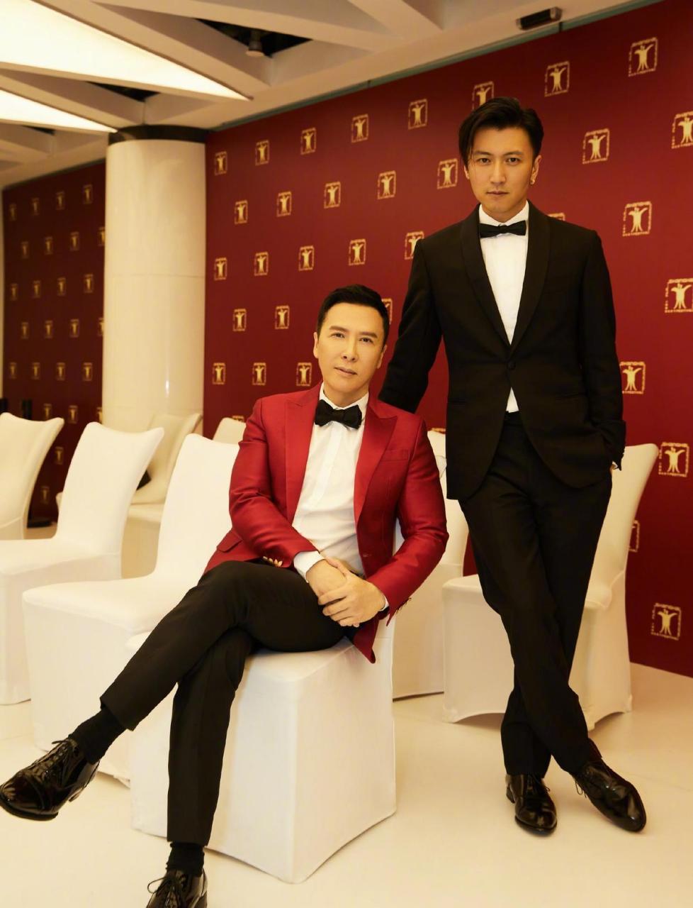 谢霆锋甄子丹,潇洒同框,帅爆了