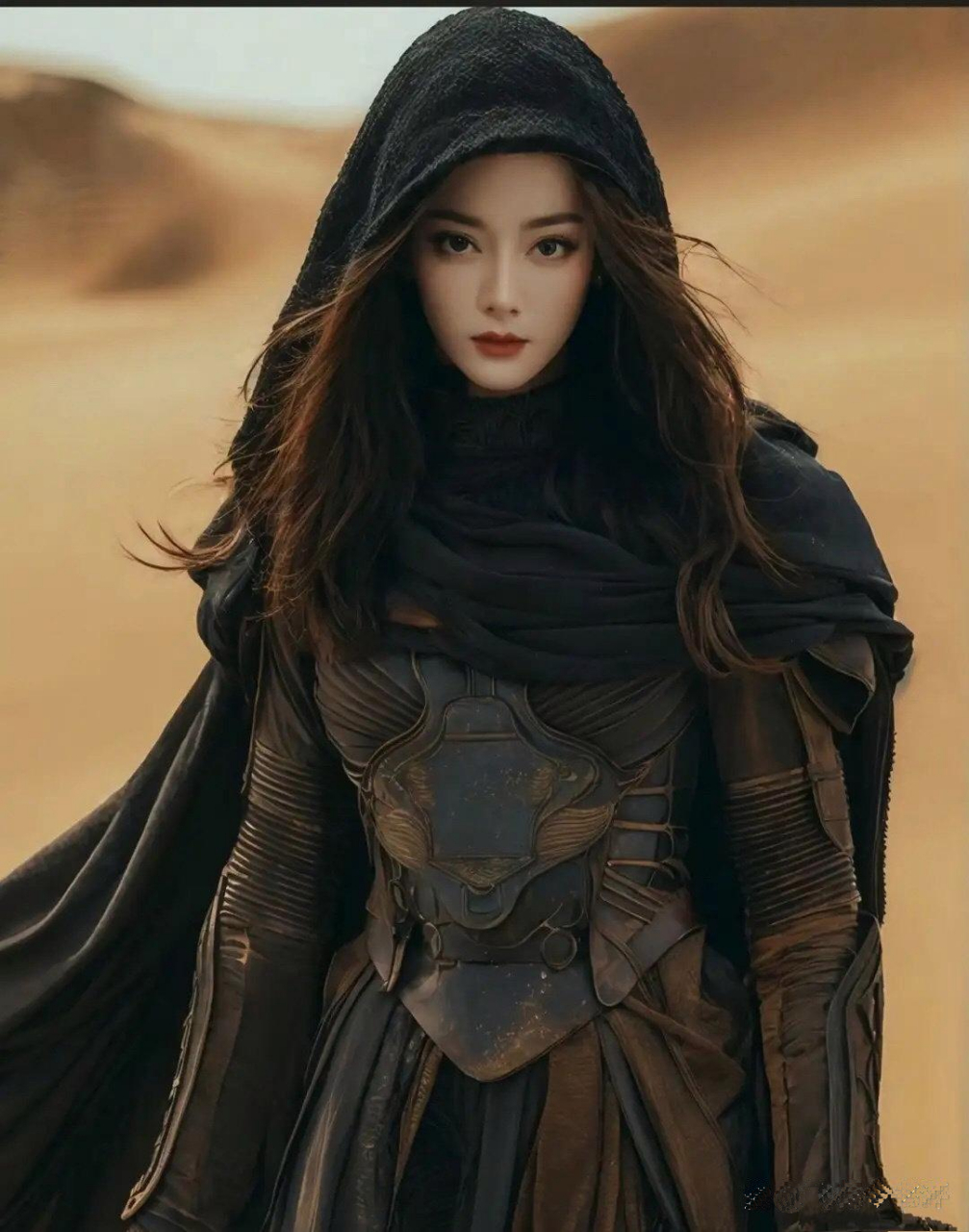 迪丽热巴沙漠女王