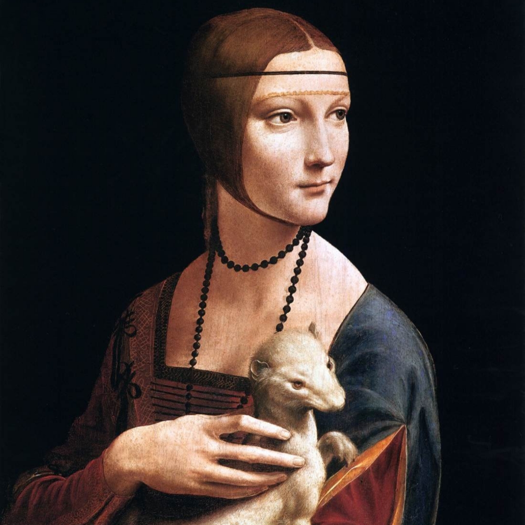 艺术|达·芬奇现存的4幅肖像画之一《抱貂女郎》