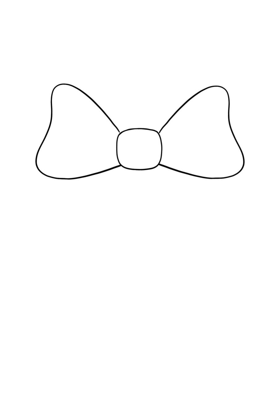 给大家分享一个超简单又超好看的简笔画教程——蝴蝶结  你们知道吗