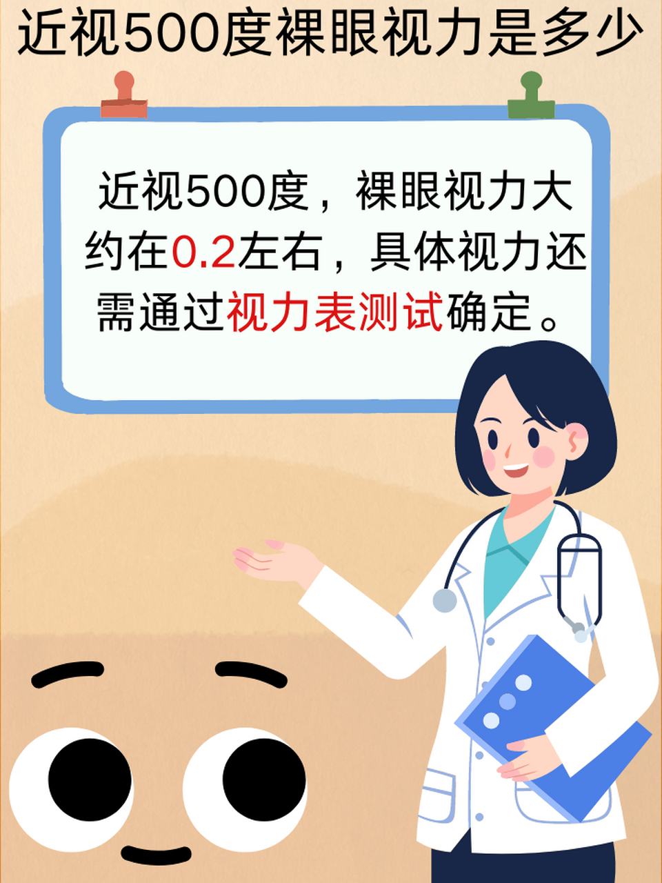 500度近视是几点几图片