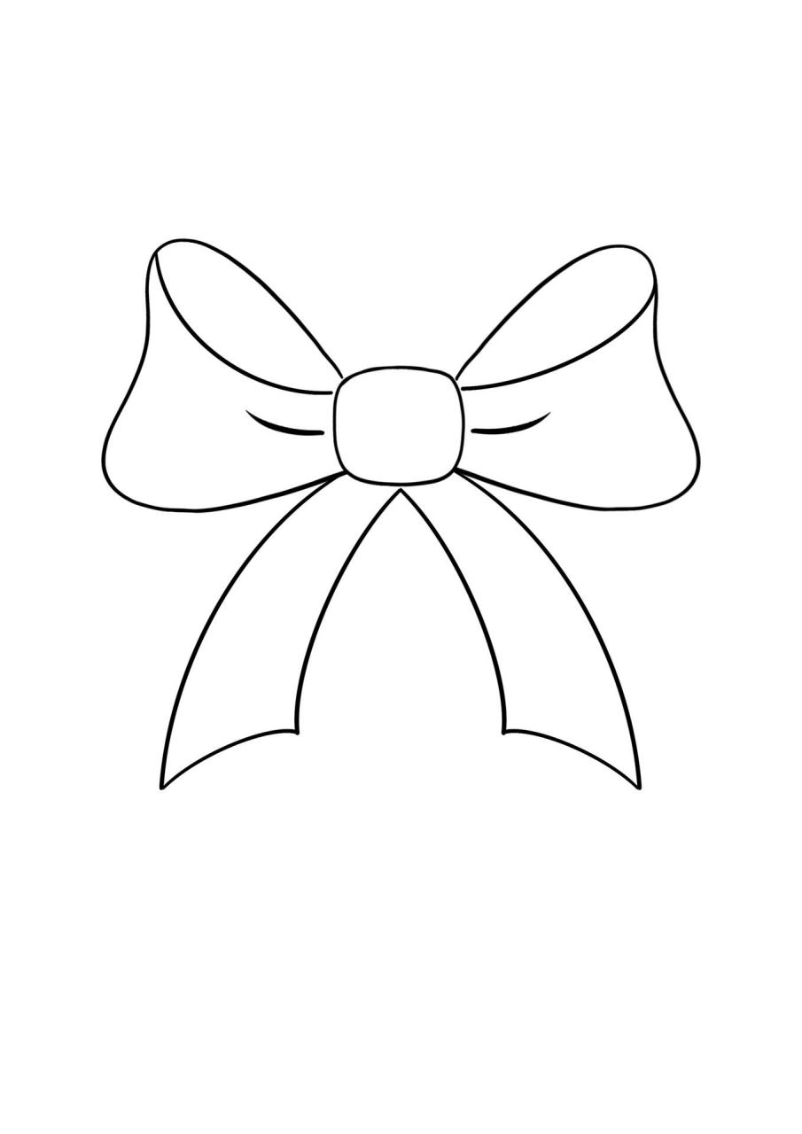 给大家分享一个超简单又超好看的简笔画教程——蝴蝶结  你们知道吗