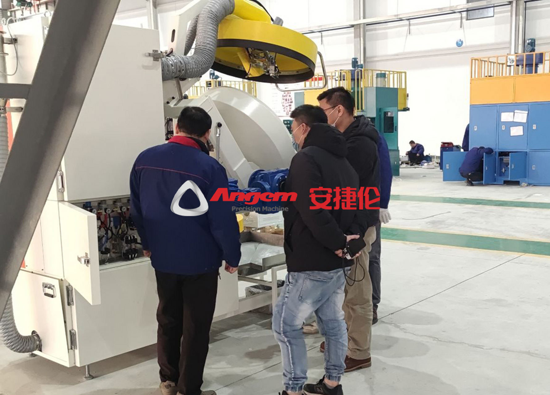 福建汽车油封骨架制造客户亲临安捷伦南通基地,深度体验智能环保喷涂