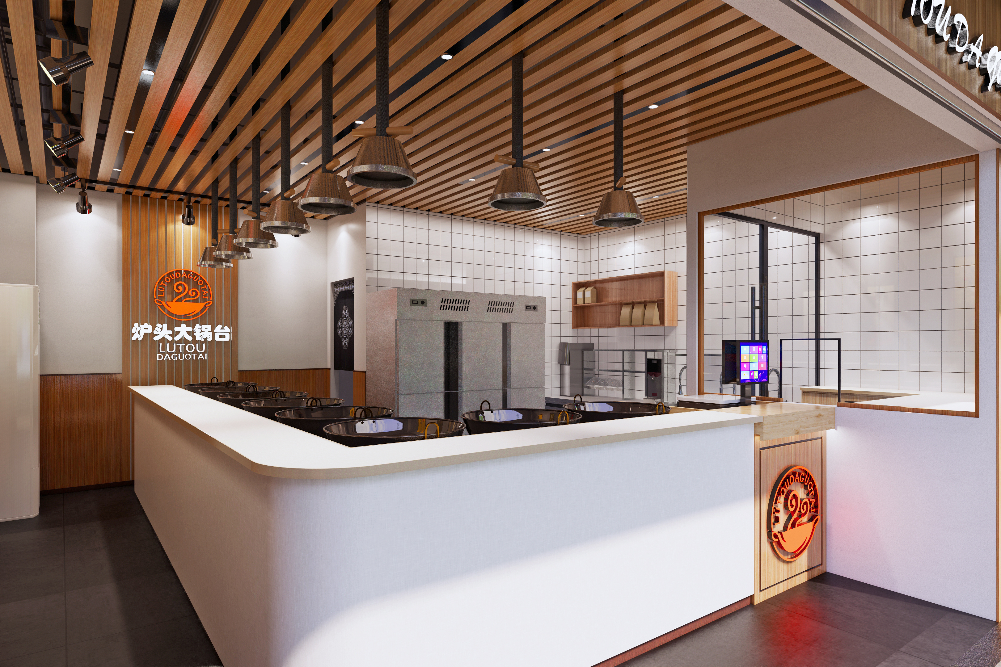 宁波鸭头店面装修设计