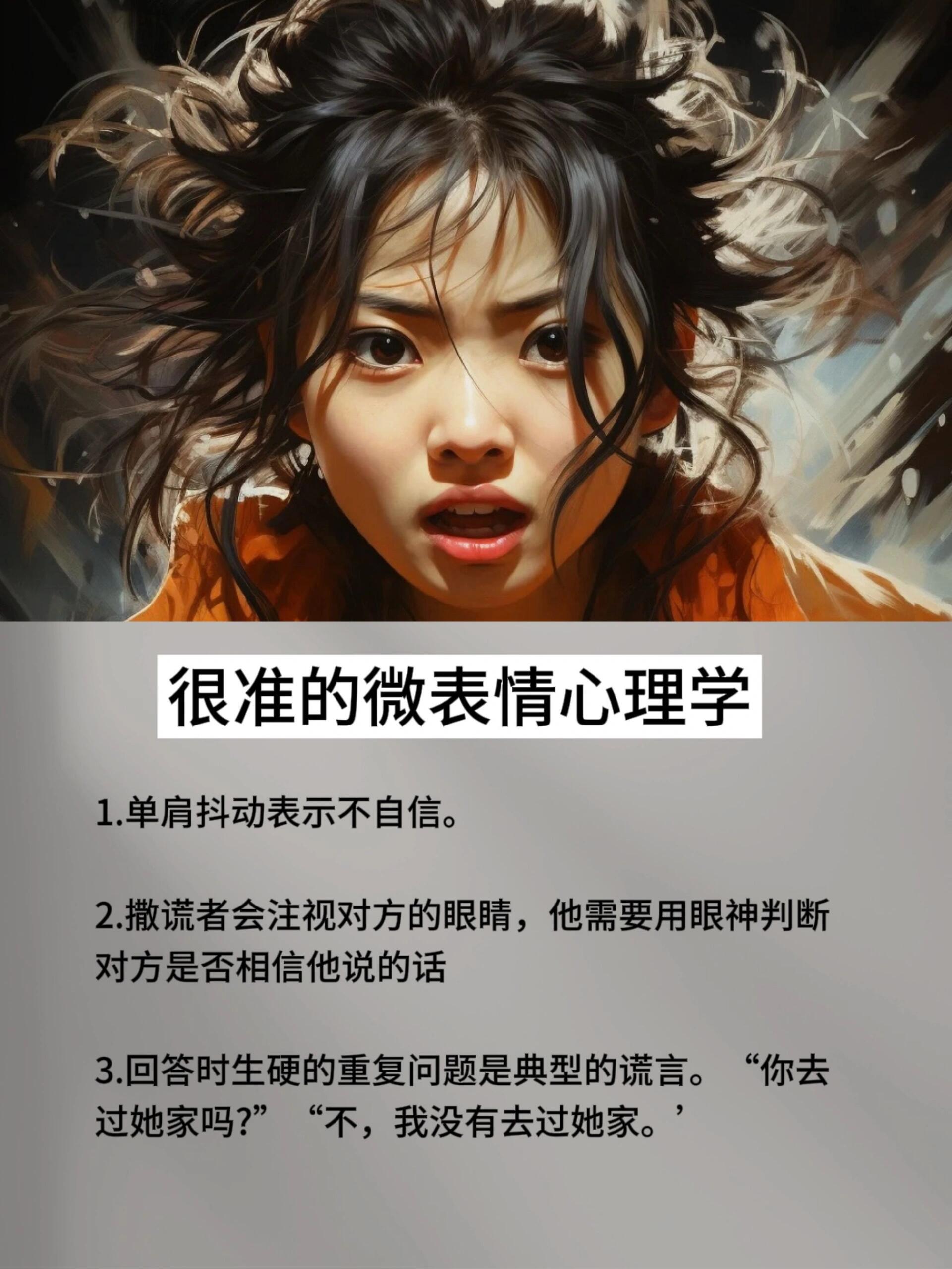 很准的微表情心理学#动态连更挑战