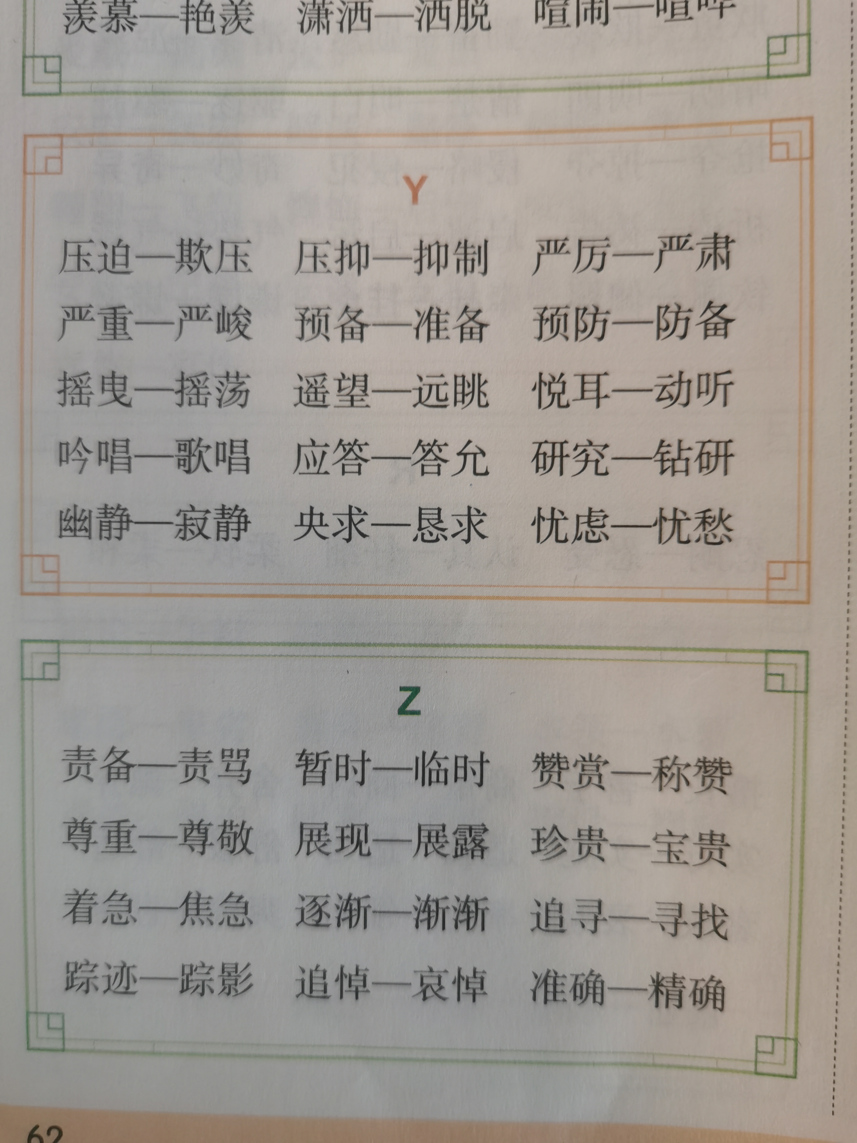 前面分享了小学阶段需要掌握的近义词,到这两张图之后就结束了,有需要