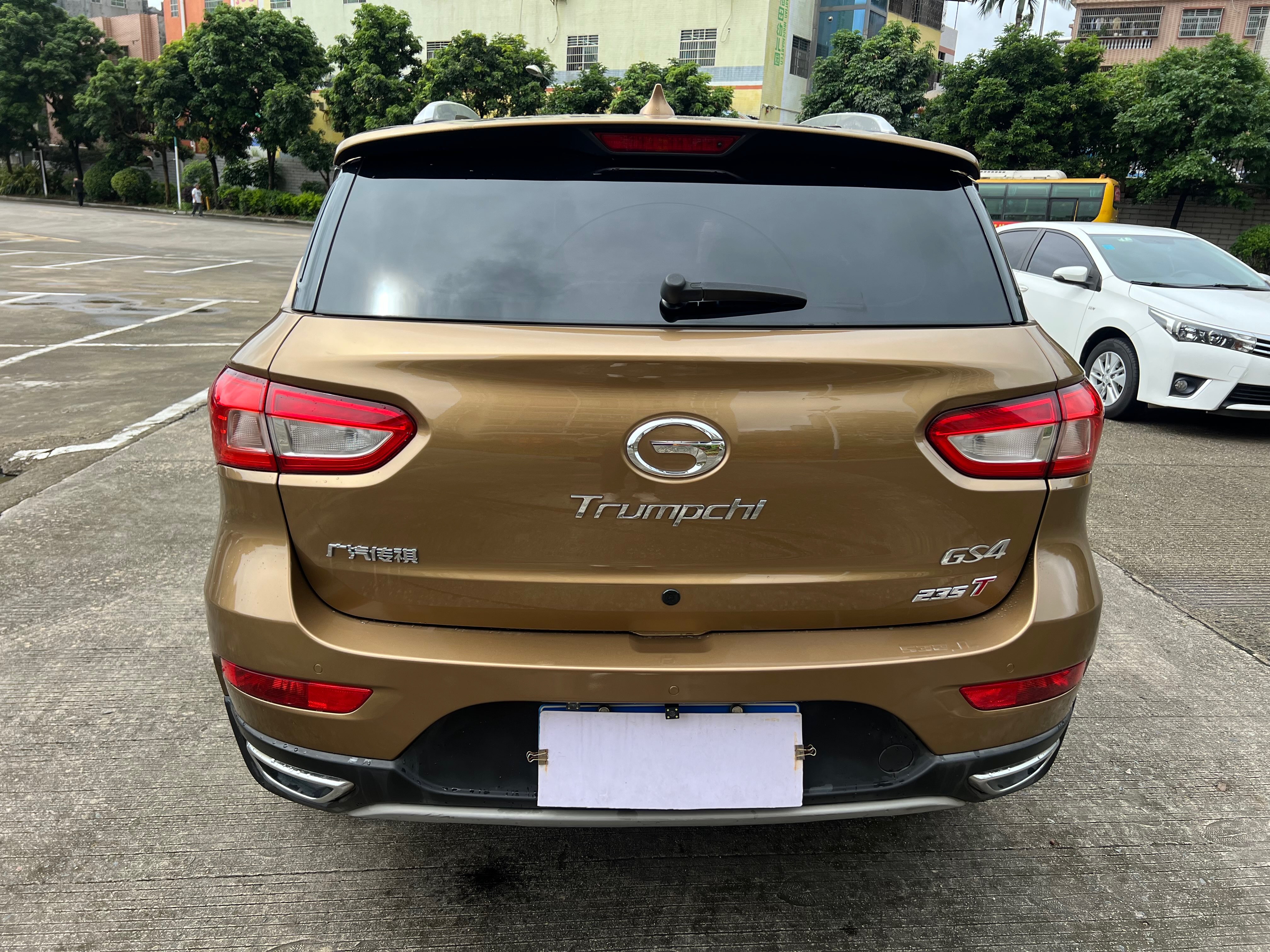 棕色广汽传祺 尾标传祺尾部车标广汽传祺尾门字标广汽传祺gs4尾部图片