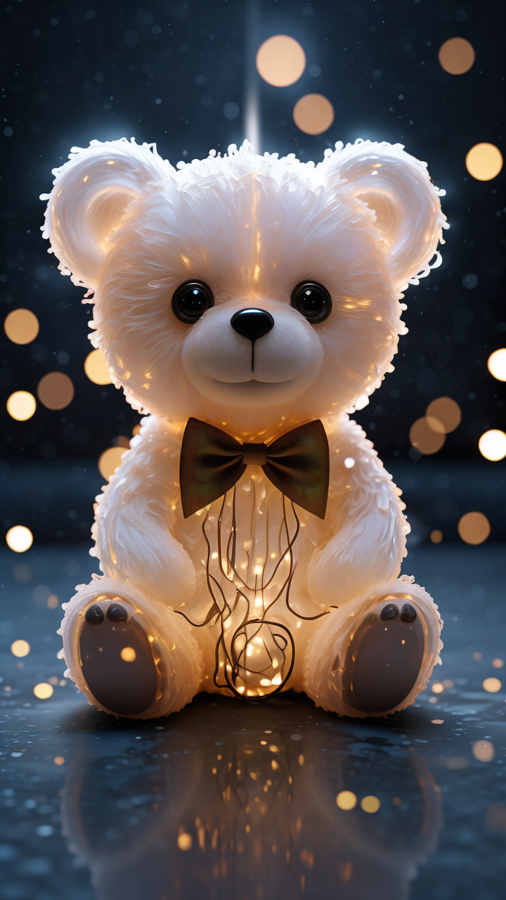 在一个充满奇迹的夜晚,深蓝色的天空中布满了闪烁的