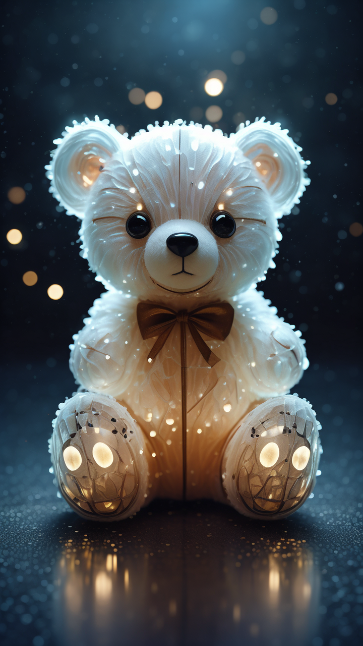 在一个充满奇迹的夜晚,深蓝色的天空中布满了闪烁的