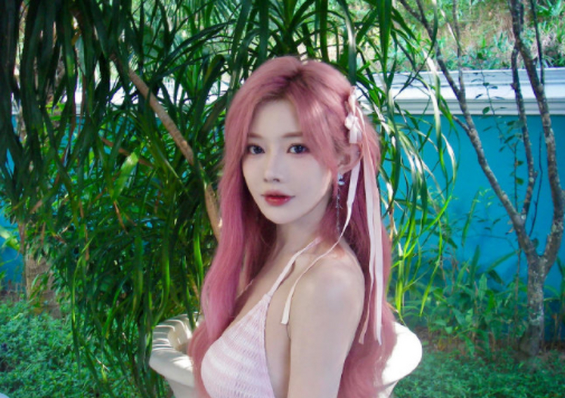 snh48胡晓慧泳装辣妹照,身材是真的很不错!