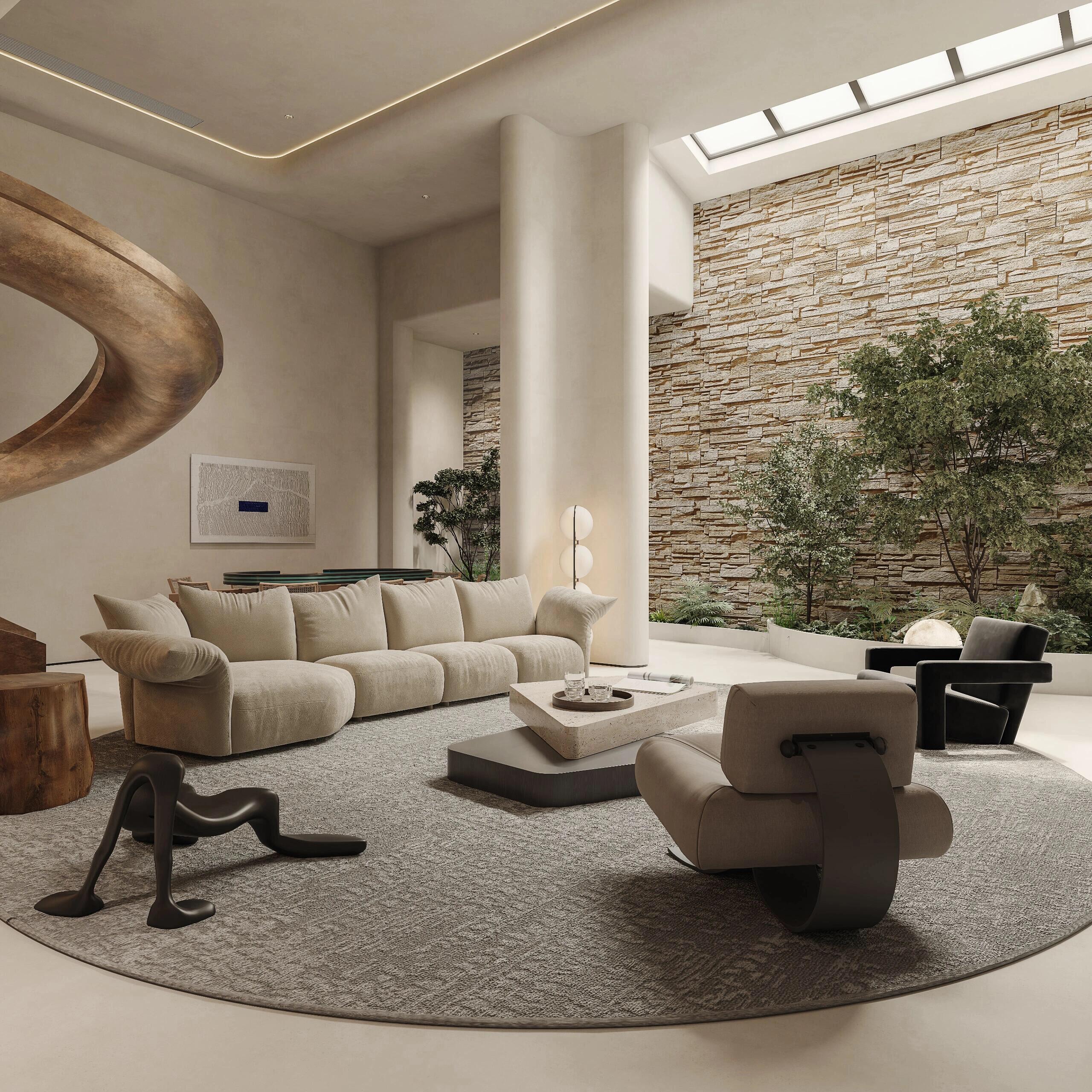 720平别墅设计之侘寂风