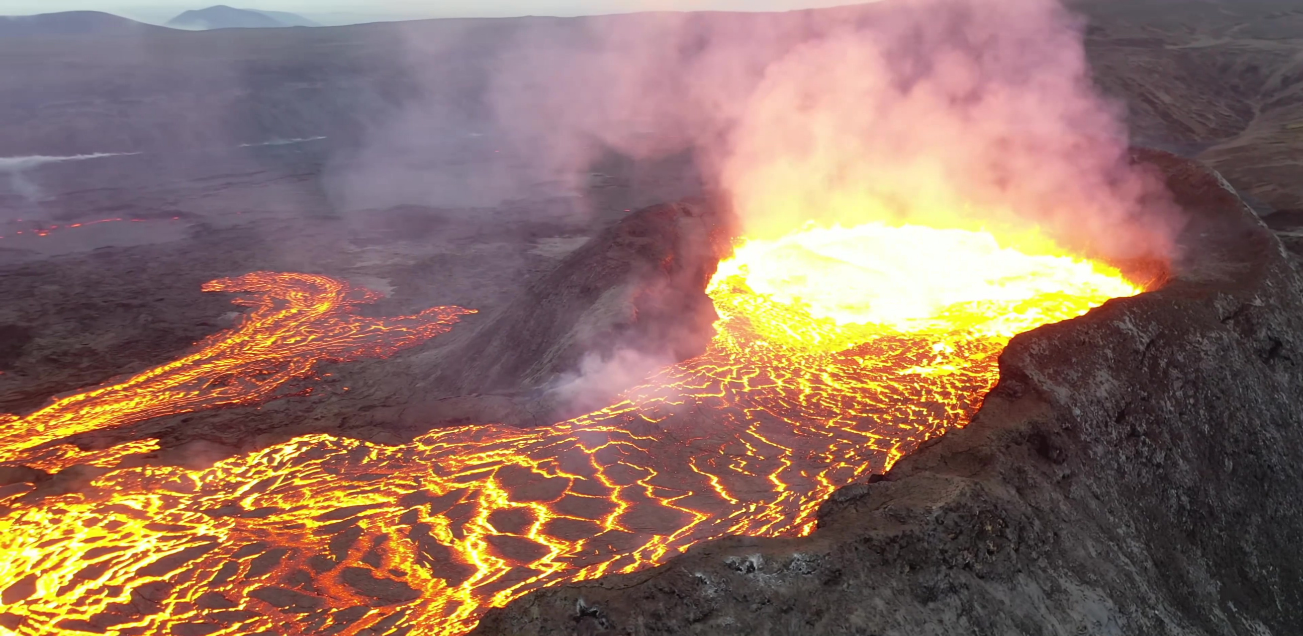 火山种类图片