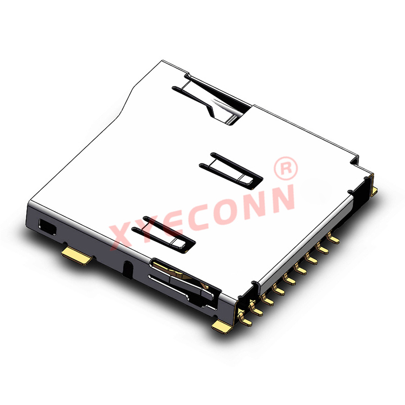 tf卡座连接器:小巧高效,数据传输新选择