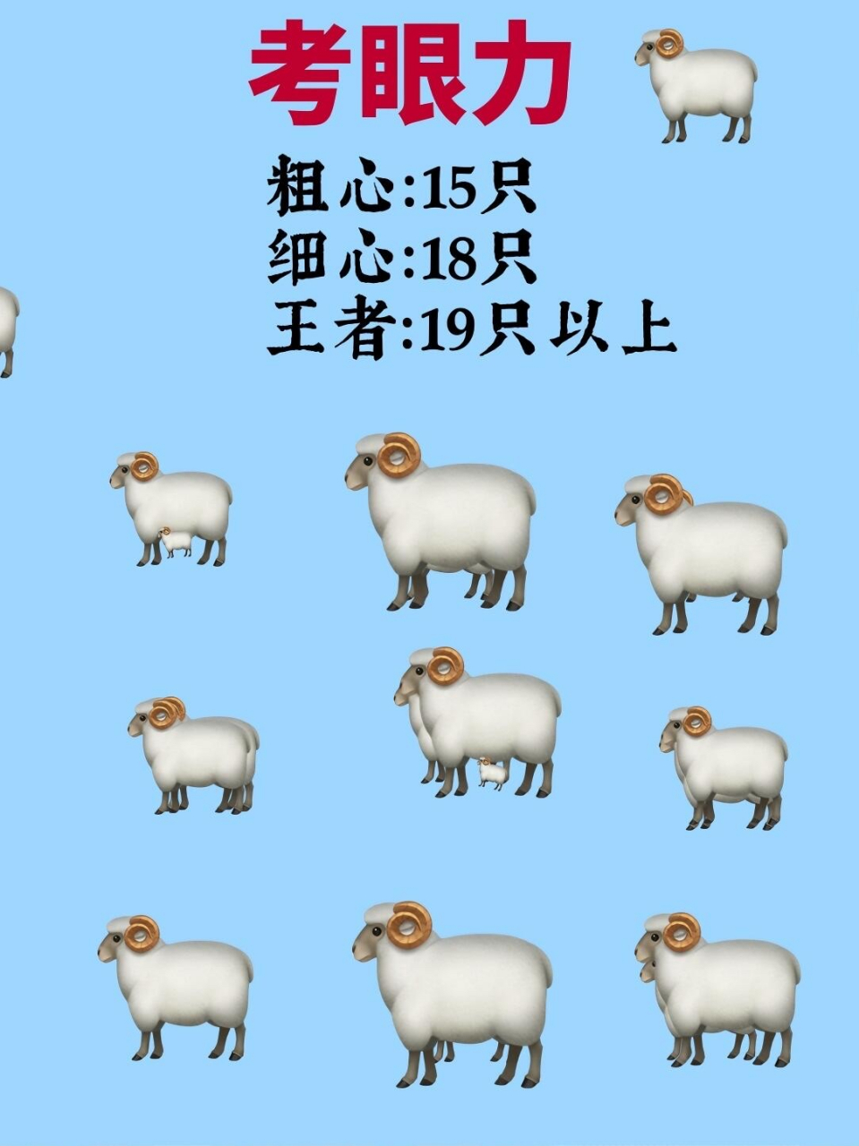 图中到底有几只山羊?