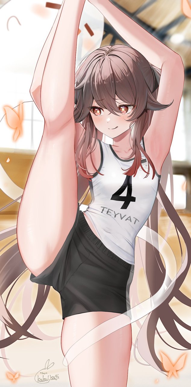 胡桃一字马 画师:カブウサギ