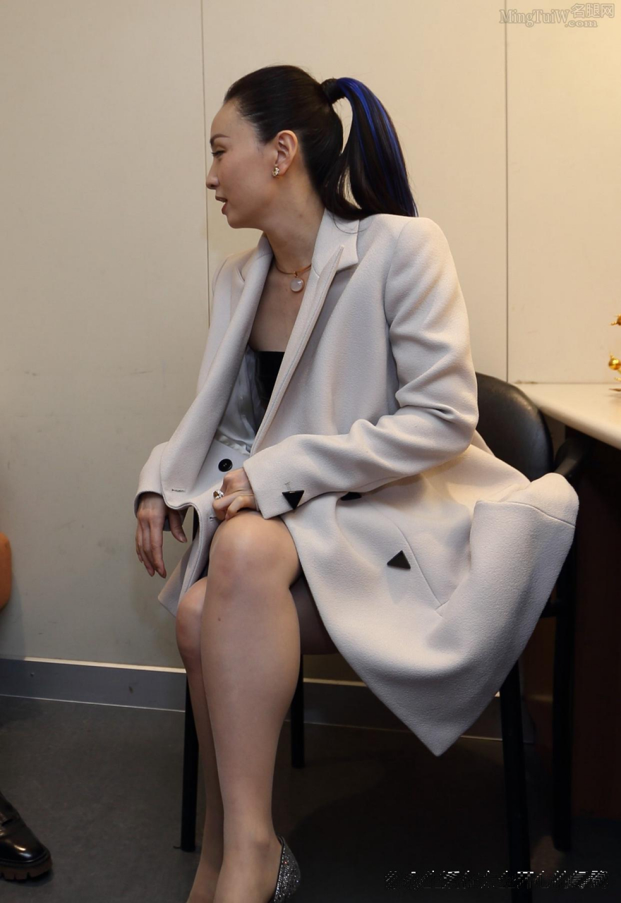 陶虹肉丝高跟翘腿照