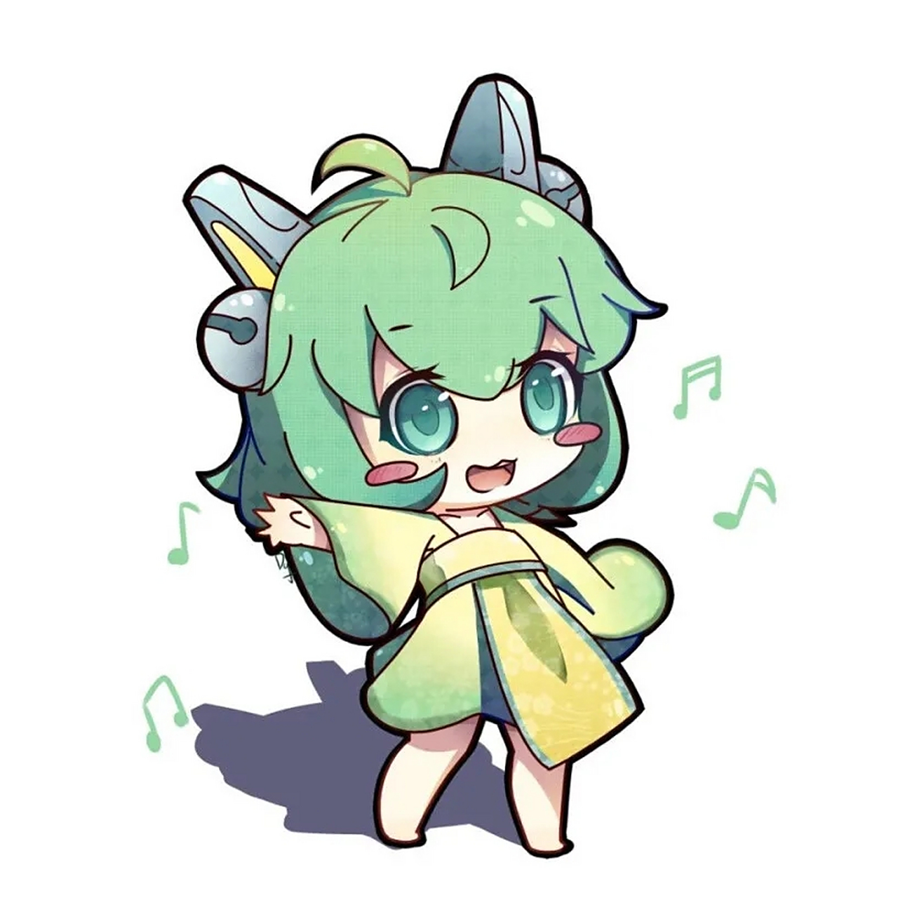 王者荣耀蔡文姬q版头像:好萌的小萝莉