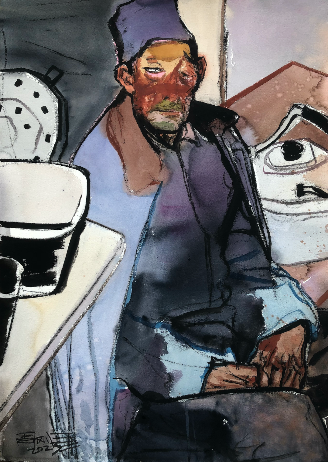 对话中国美院教授周刚丨黑色,是生命的底色