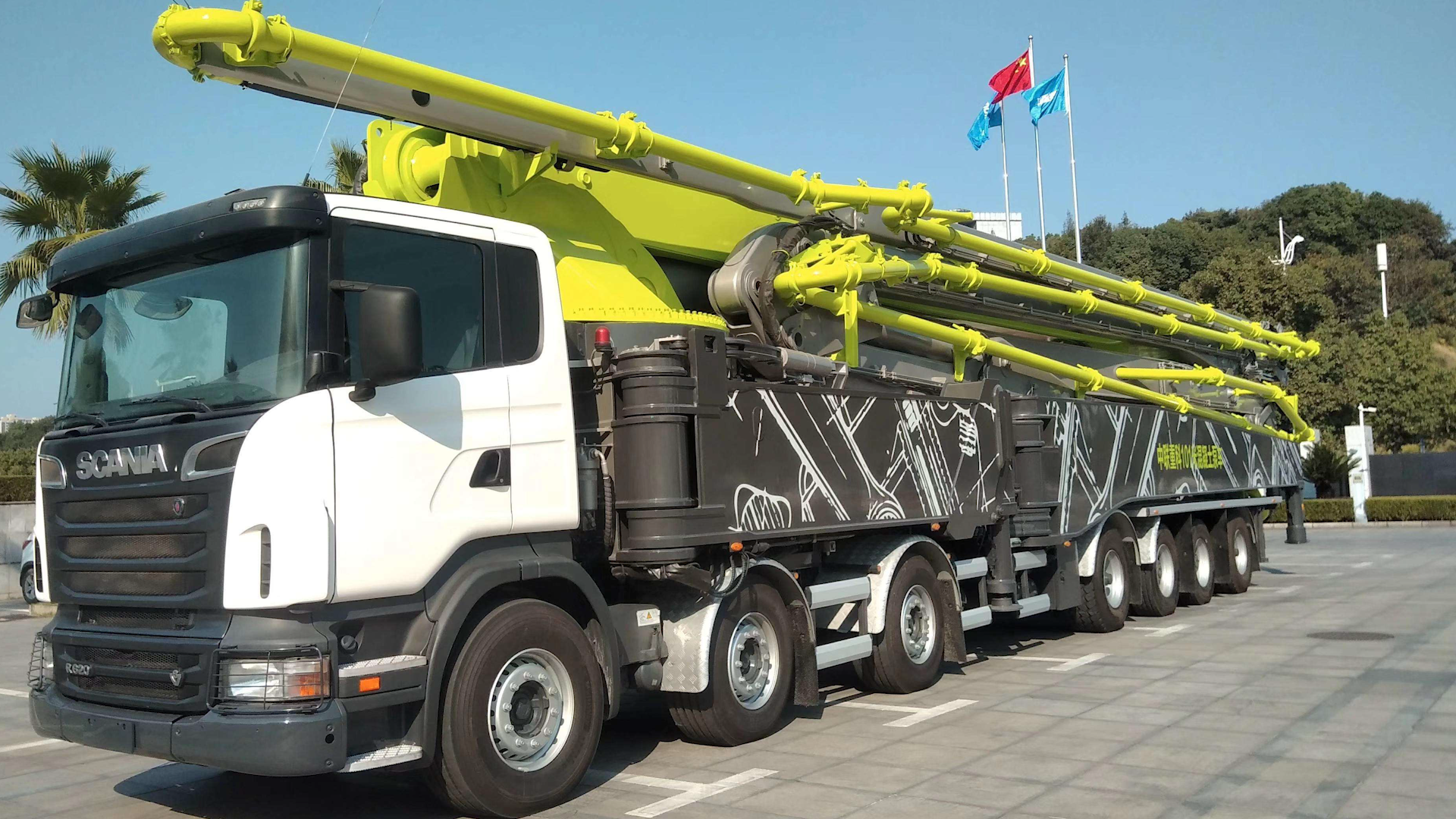 中国技术有多强?造出全球最长101米臂架泵车,它的用途是什么?