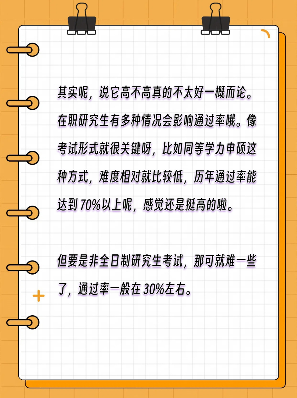 在职研究生通过率高吗