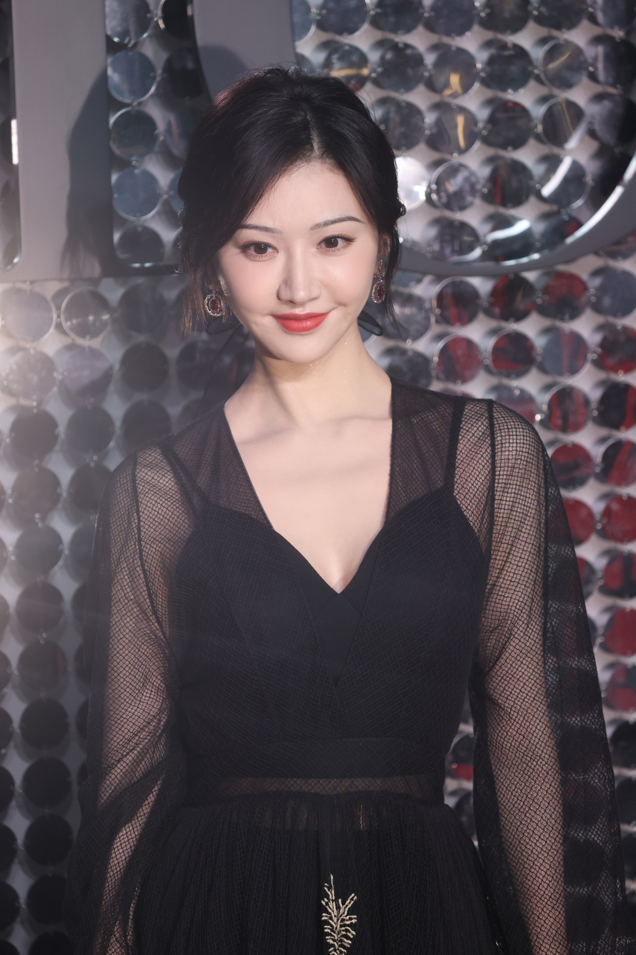 【113】景甜02现场低胸高透裙02超清单反素材0202131p