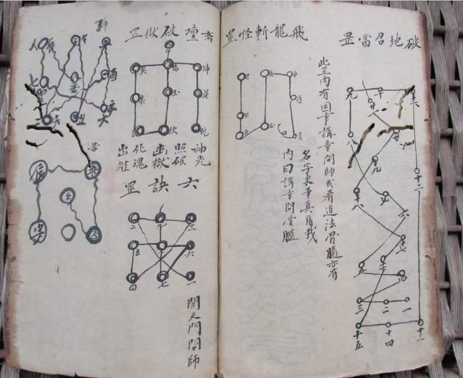 古籍分享——灵宝诸阶济炼符法秘旨下册,内有讲夜間啟請,九幽血胡破狱