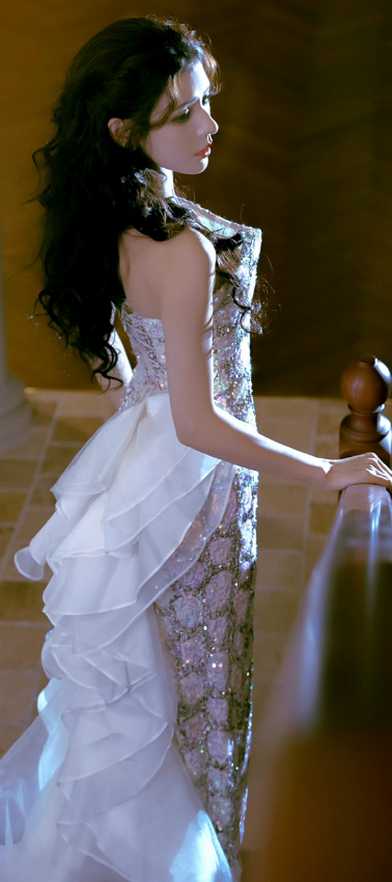 张予曦的白色礼服,nice!#度说健康