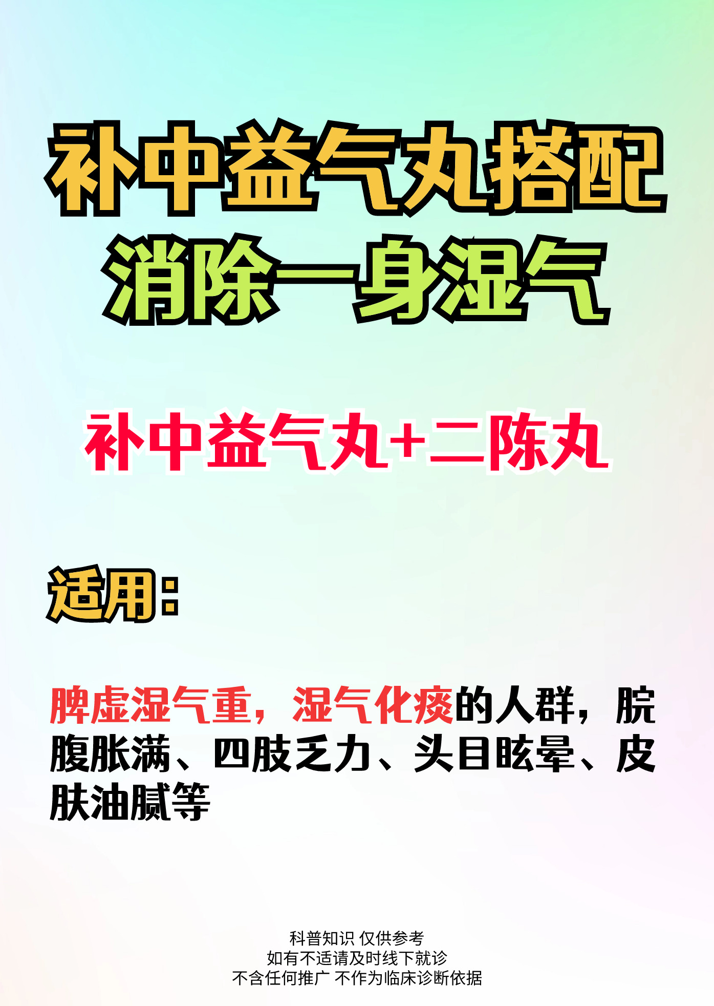 参苓白术散补中益气丸图片