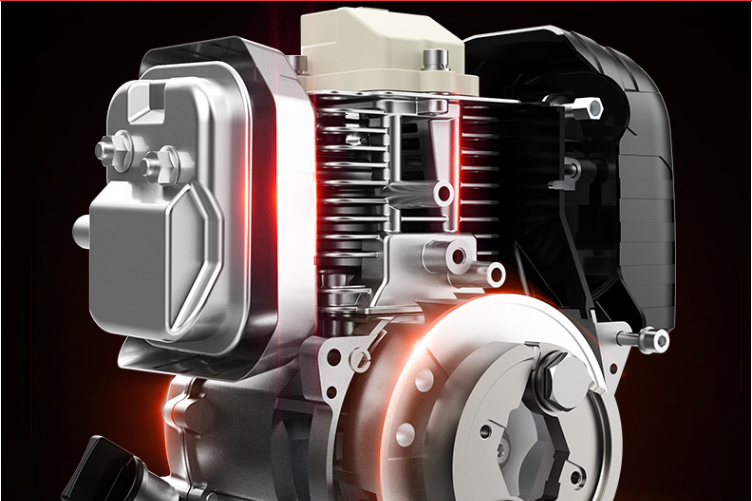 dawa达瓦割草机采用德国68加深气缸技术,配备德式膜片化油器和脉冲