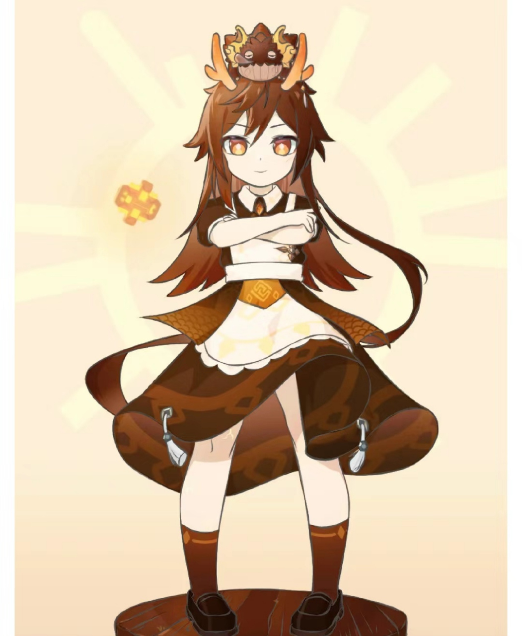 穿女仆装的帝君大人#原神