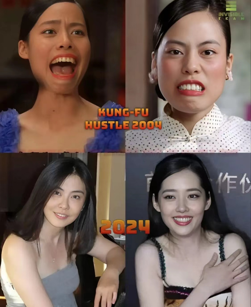 功夫里的龅牙珍,原名陈凯师.2024新照片,是否有惊艳到你?