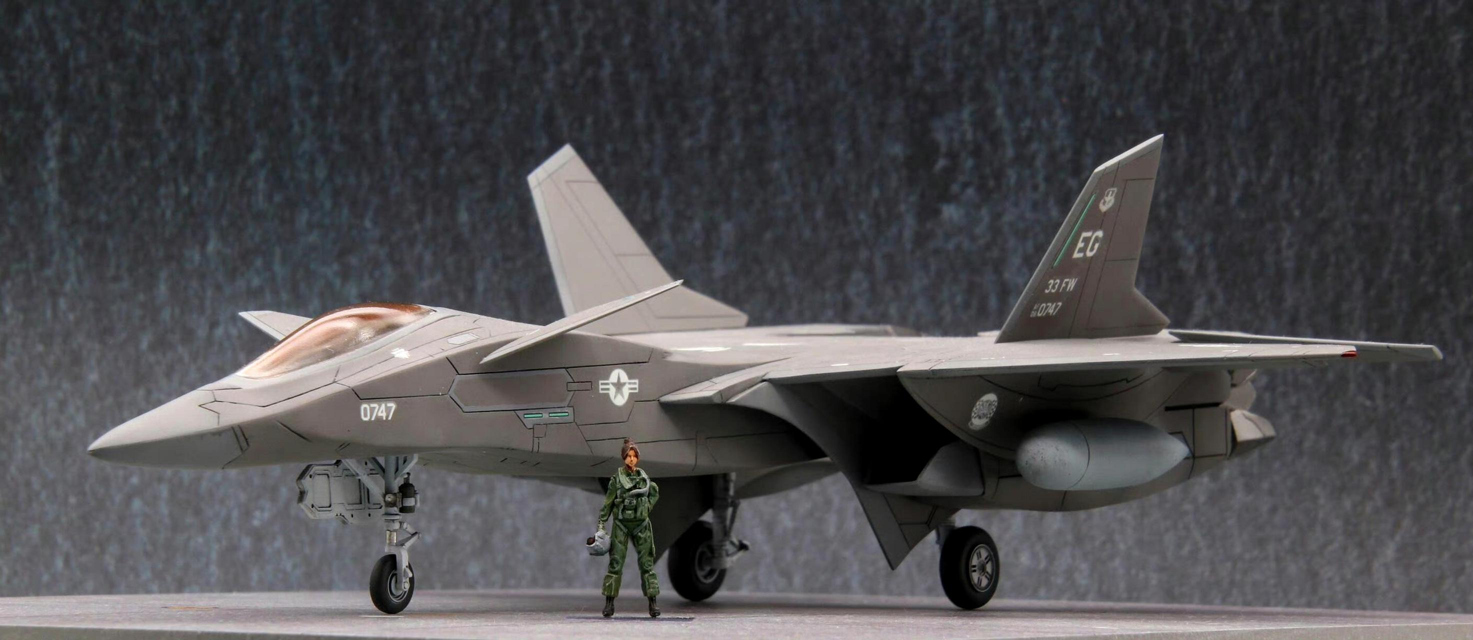 模型欣赏:战斗妖精雪风 ffr-31 风之妖精 战斗机,该机是菲雅莉空军的