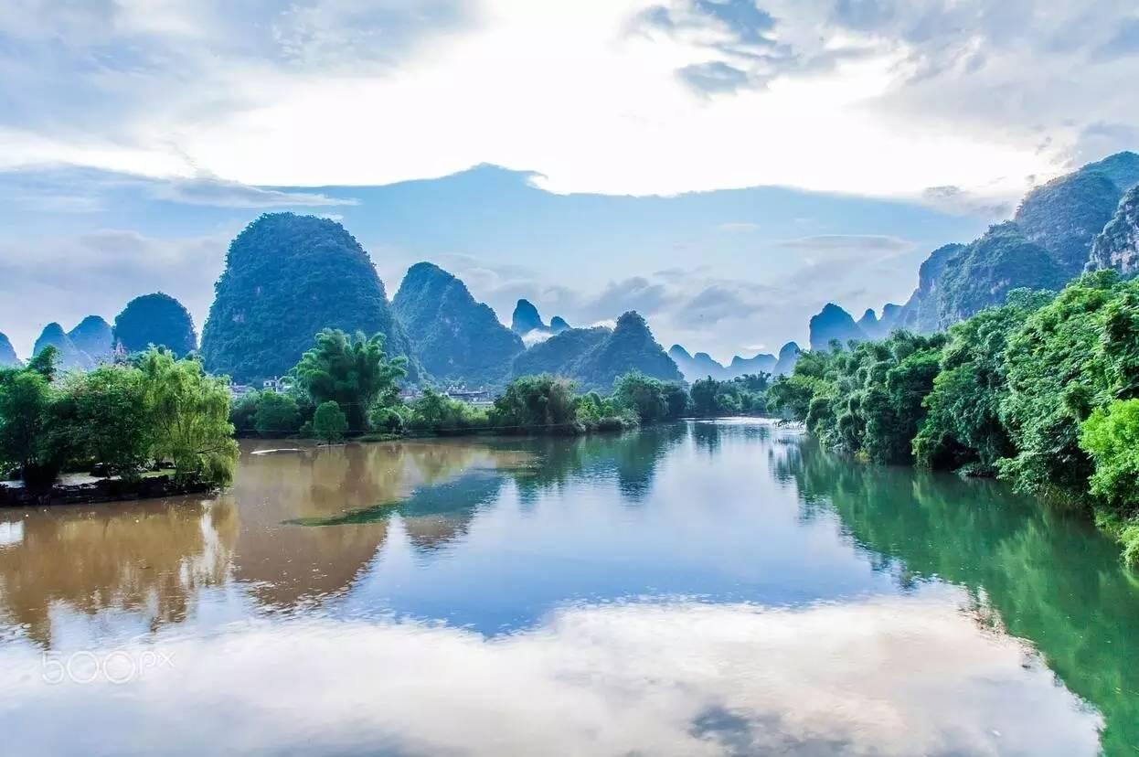 最美广西桂林山水甲天下