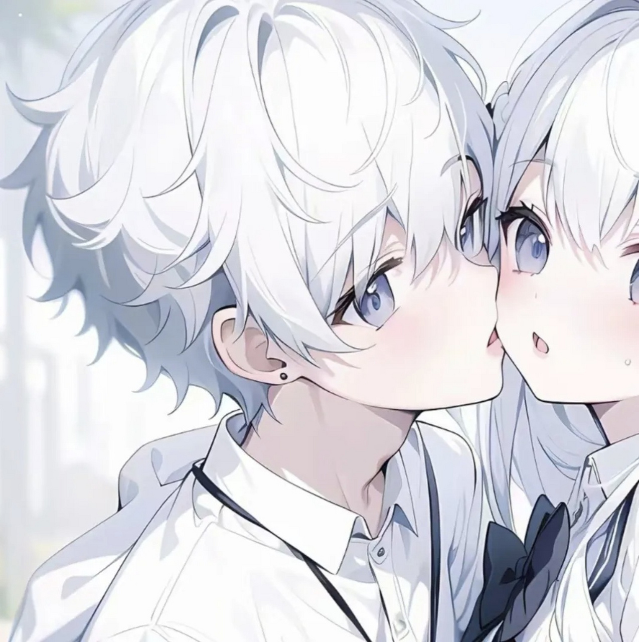 动漫情头|"笨蛋 淋雨也陪你"