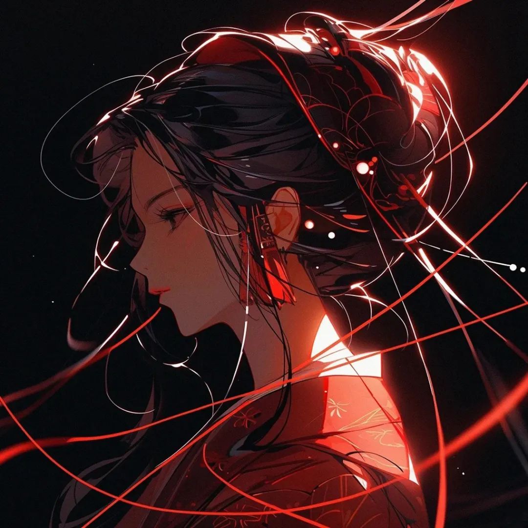 在无尽的黑暗中,彼岸花独自妖艳,它的芬芳犹如一曲摄