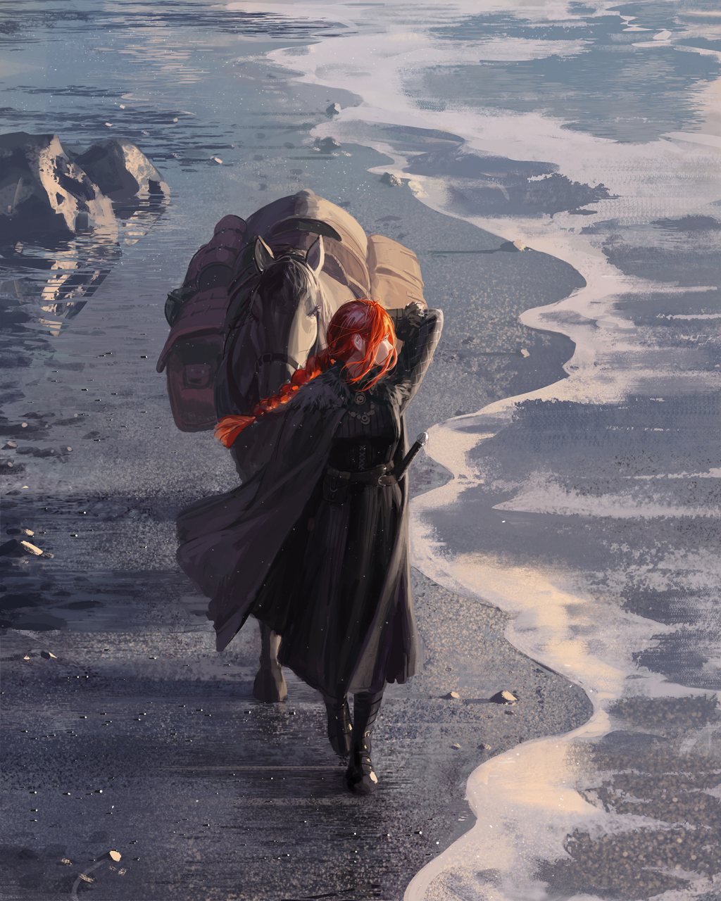 不确定是谁,很酷. 画师:guweiz