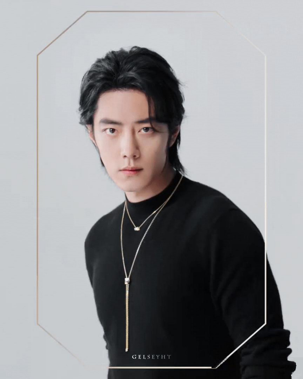 肖战长发高马尾