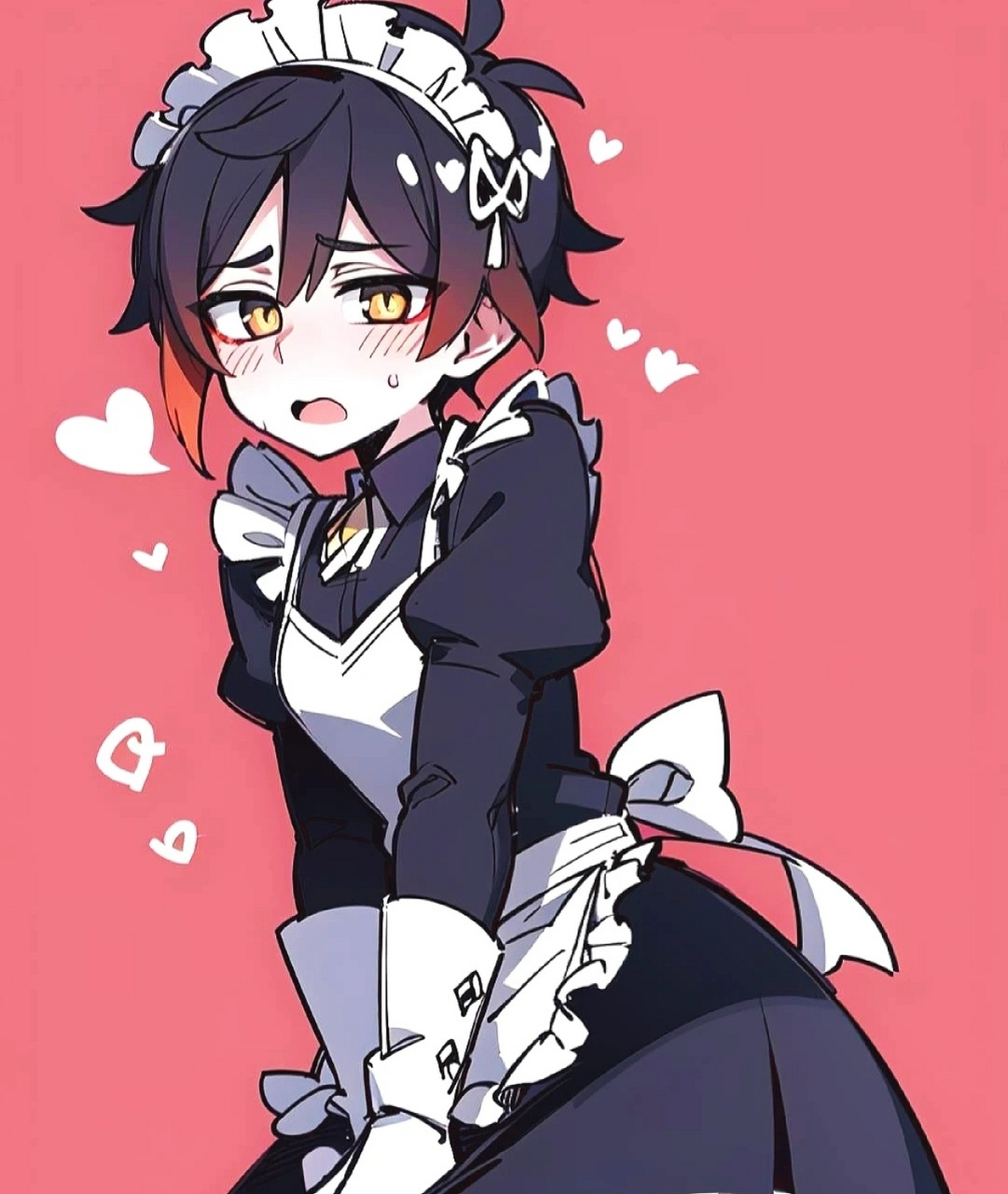 变成可爱女孩子的帝君#原神