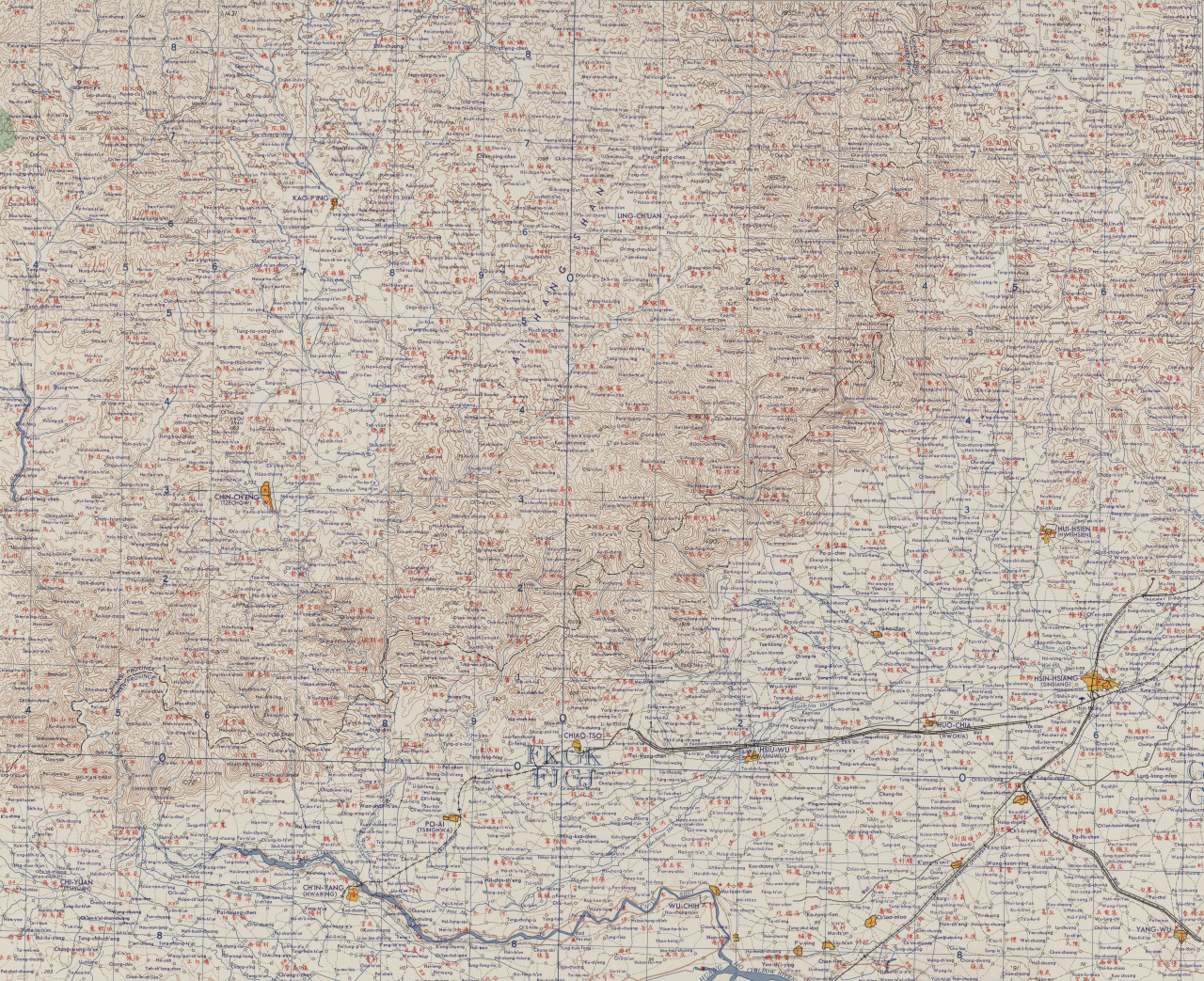 从省会城市到超大专区 上世纪五十年代美版视角下的河南新乡地图