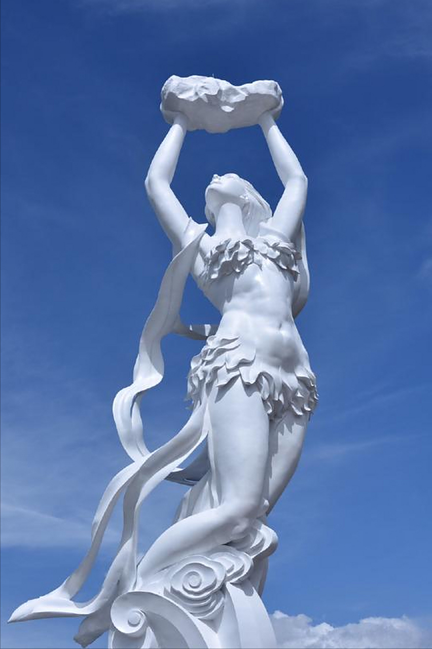 青衣江边的女娲雕塑和节孝牌坊,为何命运如此悬殊?