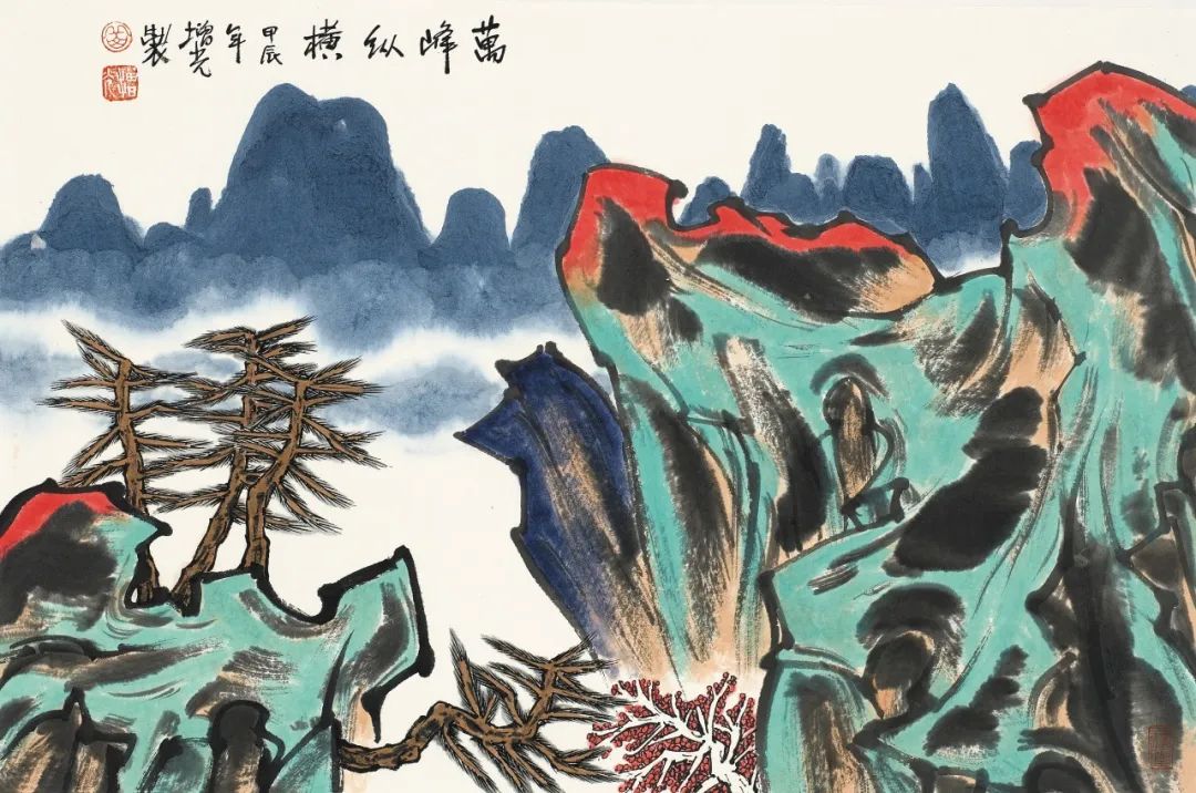 "丘壑有声——岳增光山水画作品展"在荣宝斋宁波分店开幕