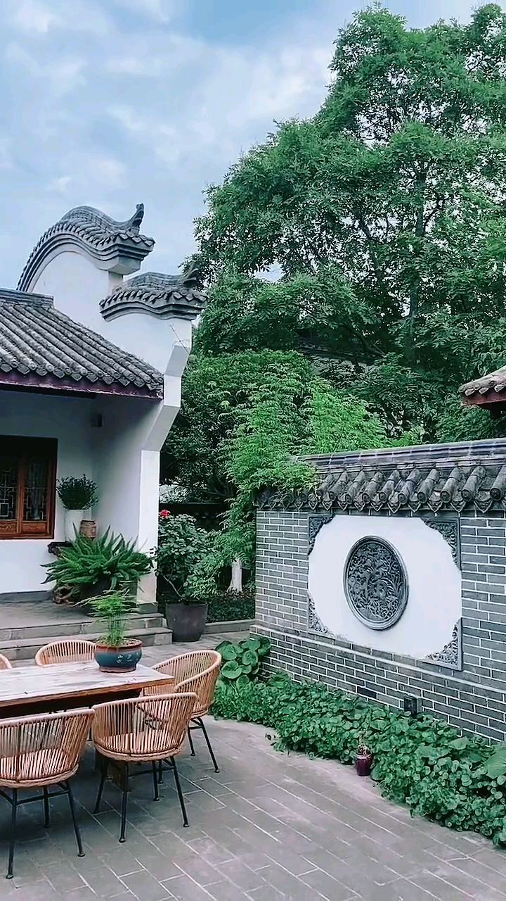 自建仿古房子图片