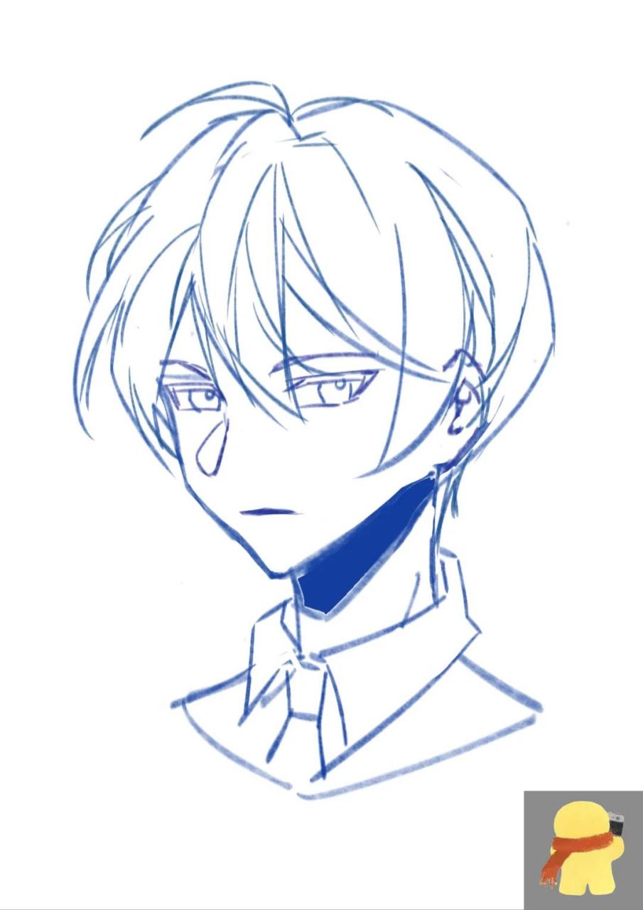 每日无痛跟练打卡|day1一起学画画 最常用的45度侧脸!