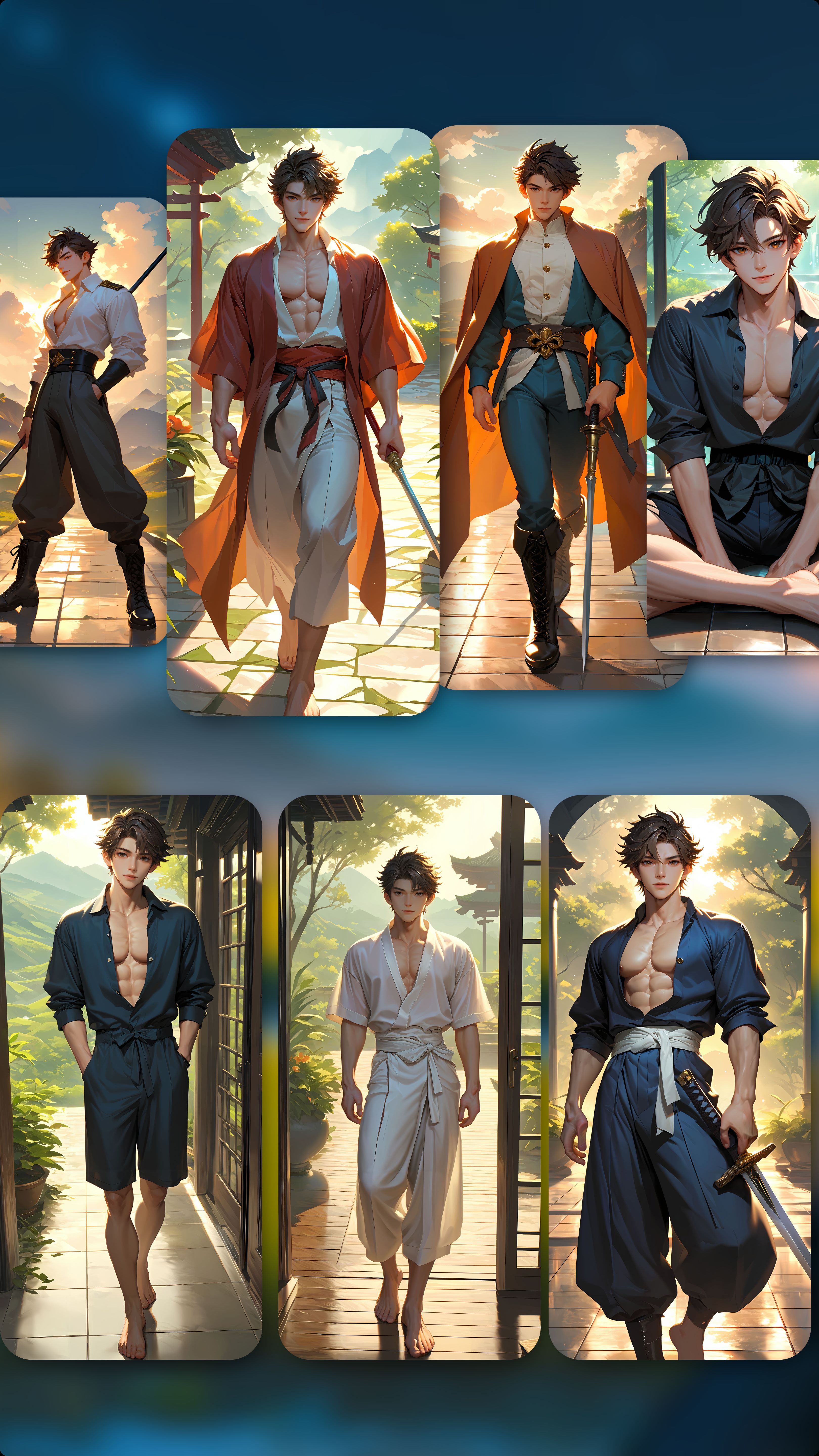 热点引擎计划# #高清壁纸# #帅哥壁纸# #腹肌男# #胸肌# #二次元集结