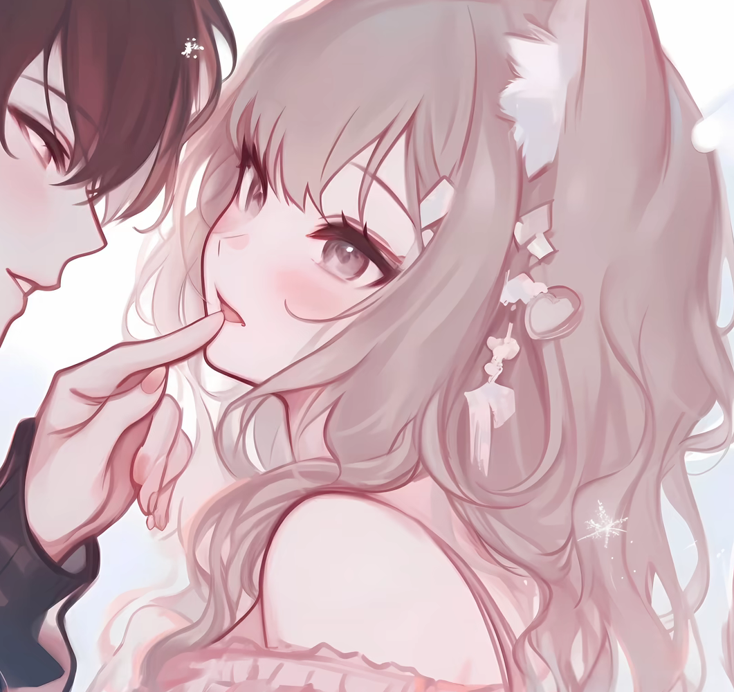 这些鸟儿长着人的面孔,头发飘逸如云