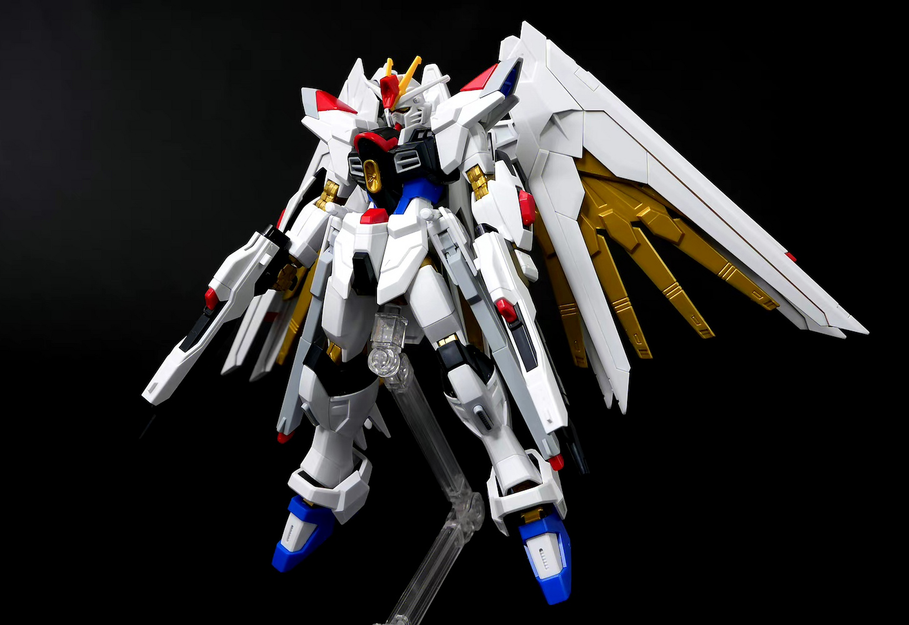 hgce 非凡强袭自由高达改造,在捍卫者背包里添加了飞升自由的光束炮